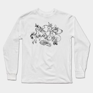 Space Doodle Long Sleeve T-Shirt